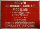 Used Hoover Color Corp. Automatic Muller, Model M5. Unit consists of (2) 7-1/2