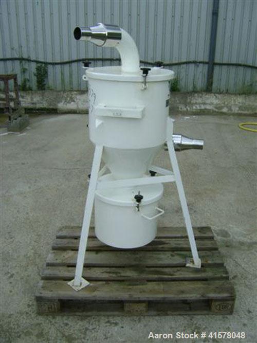 Used Stainless Steel Hosokawa Micron Conical Nauta Mixer, approximately 212 cub