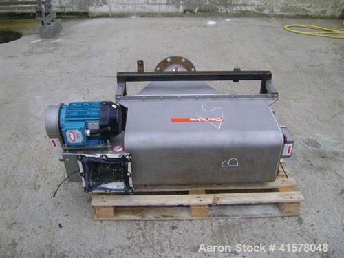 Used Stainless Steel Hosokawa Micron Conical Nauta Mixer, approximately 212 cub