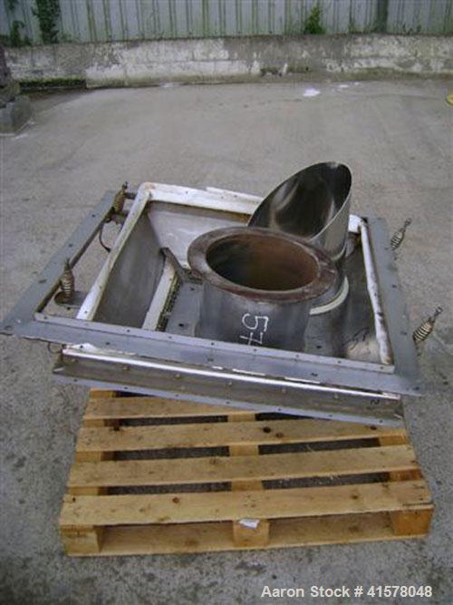 Used Stainless Steel Hosokawa Micron Conical Nauta Mixer, approximately 212 cub