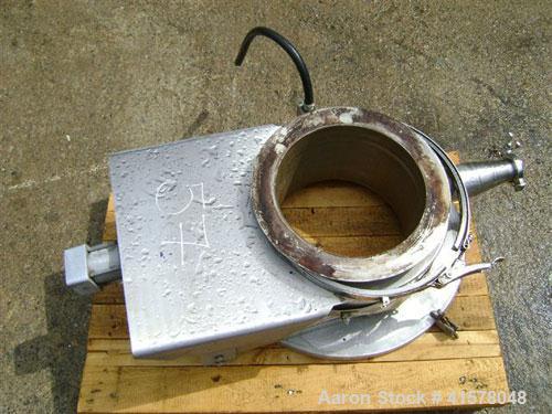 Used Stainless Steel Hosokawa Micron Conical Nauta Mixer, approximately 212 cub