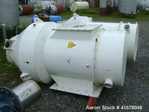 Used Stainless Steel Hosokawa Micron Conical Nauta Mixer, approximately 212 cub