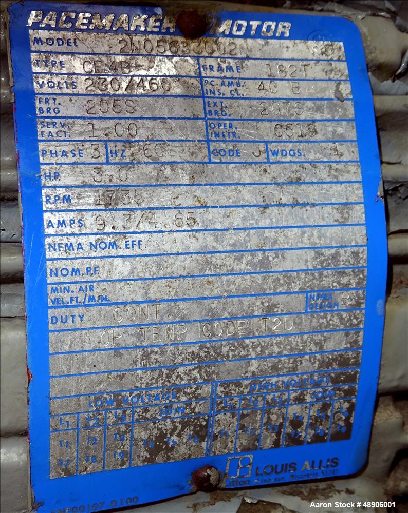 J.H. Day Mark II Nauta Mixer, Model FA-35, Approximate 35 Cubic Feet Working Cap