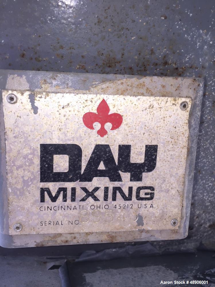 J.H. Day Mark II Nauta Mixer, Model FA-35, Approximate 35 Cubic Feet Working Cap