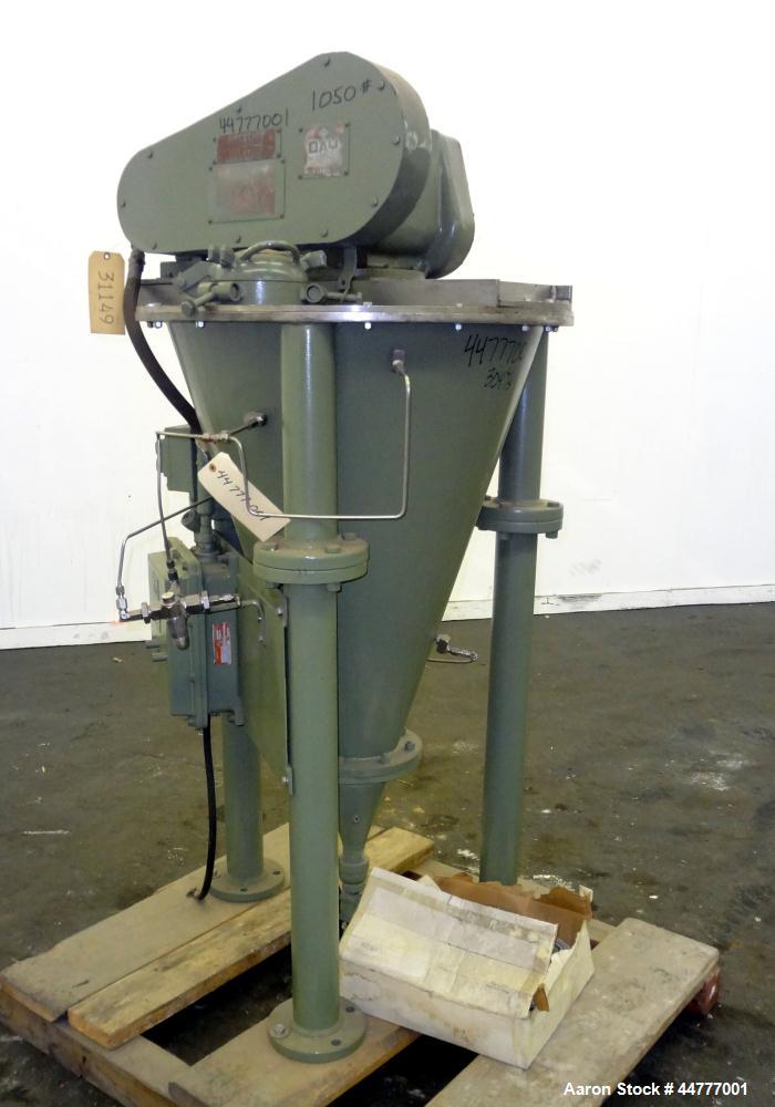 Used Stainless Steel J.H. Day "Mini Mixer" Nauta Mixer, 1.75 Cubic Feet Working