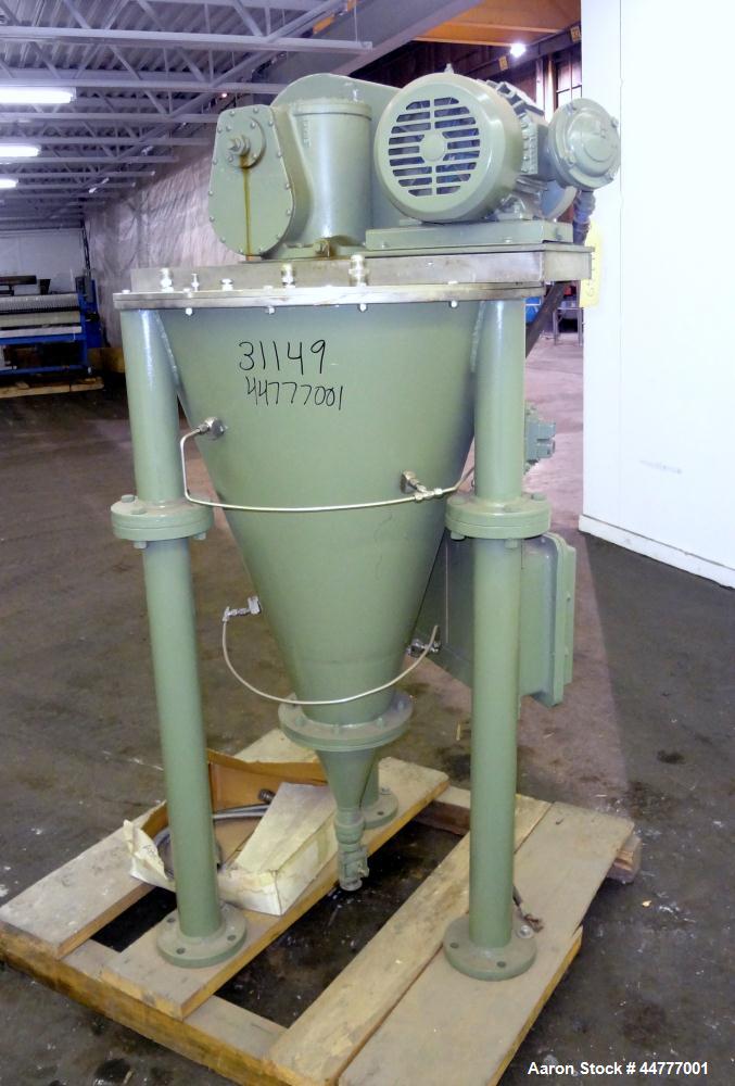 Used Stainless Steel J.H. Day "Mini Mixer" Nauta Mixer, 1.75 Cubic Feet Working