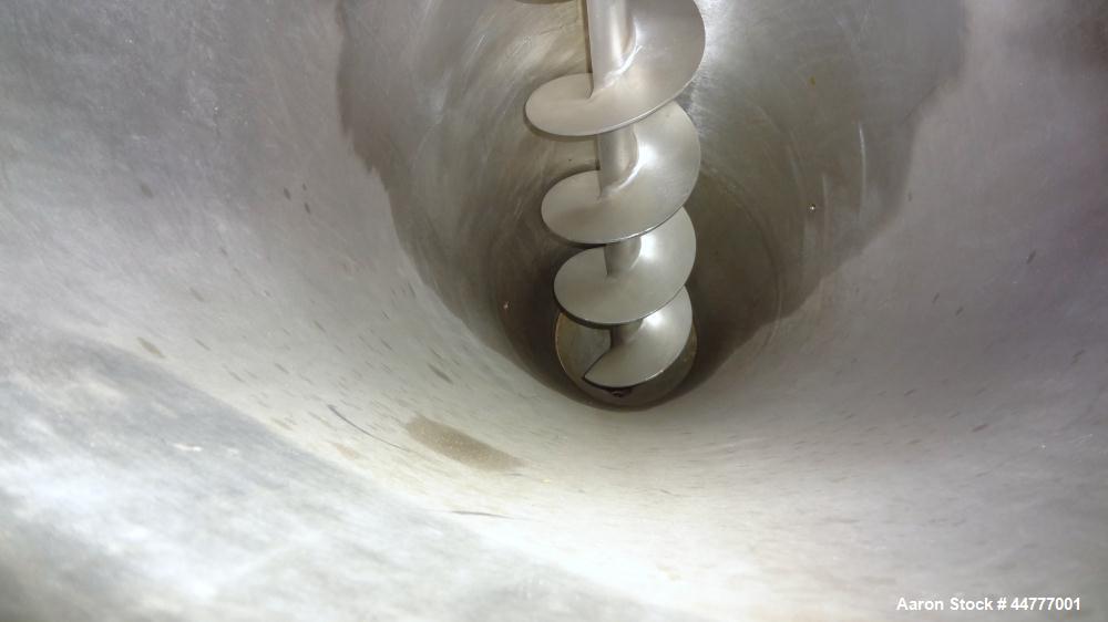 Used Stainless Steel J.H. Day "Mini Mixer" Nauta Mixer, 1.75 Cubic Feet Working