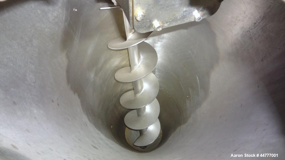 Used Stainless Steel J.H. Day "Mini Mixer" Nauta Mixer, 1.75 Cubic Feet Working