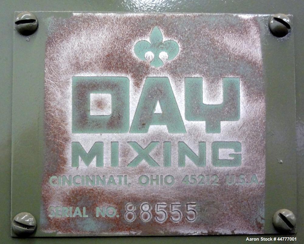 Used Stainless Steel J.H. Day "Mini Mixer" Nauta Mixer, 1.75 Cubic Feet Working