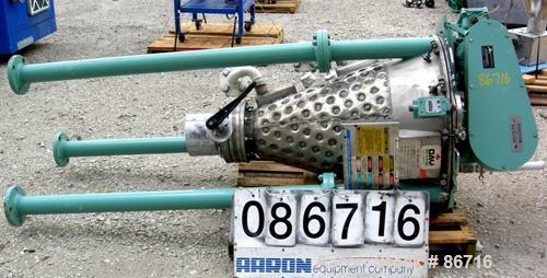 Used J H Day Nauta Mixer, 1.75 Cubic Foot Working Capacity, 304 Stainless Steel. Approximately 28" diameter x 36" straight side. 2/3 dimple jacket rated 125 PSI at 353 Degrees F, (2) 1/3 covers. Appr...