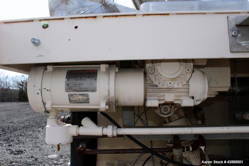Used Stainless Steel Krauss-Maffei Conical MT Mixer Dryer, 3.53 Cubic Feet (100