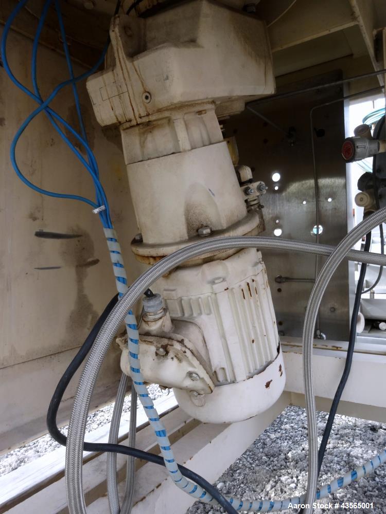 Used Stainless Steel Krauss-Maffei Conical MT Mixer Dryer, 3.53 Cubic Feet (100