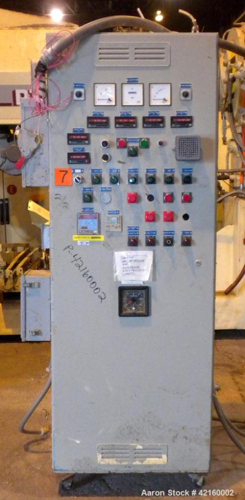 Used Littleford Mark II Nauta Mixer, Model FB-35, 316 stainless steel. 35 cubic feet working capacity. Approximate 60" diameter x 87" straight side. Internal rated atmospheric at 32-331 deg F, stainl...