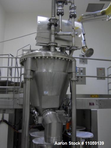 Used 7 CubicFoot (approximately) (200 Liter) Day Nauta Processor Vacuum Dryer/Mixer/Conical Dryer, Model FA 7 DAYNAUTA. Sanitary Design. Rated 50/FV PSI at 350 deg. F. internal and 125 PSI at 350 deg...