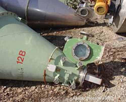 Used Nauta Mixer, Type MBX28R. Stainless steel construction. 99 cubic foot working capacity. Not jacketed and not rated for vacuum. Electrics: motor 3/50/500V..