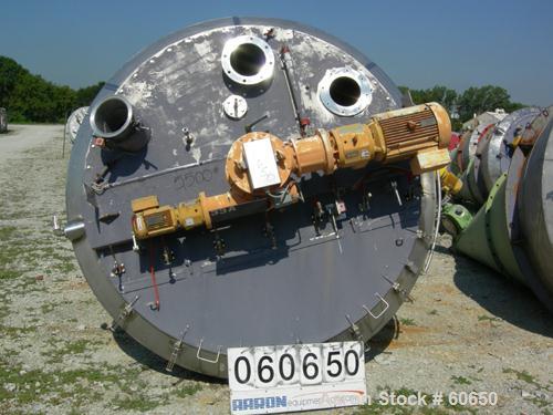 USED: Nauta mixer, type mbx40r. Stainless steel construction. 7'7" dia x 11'5" st side (2381 mm dia x 3550 mm st side). 141 cu ft working capacity (4000 liter). Not jacketed and not rated for vacuum....