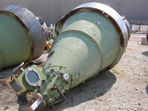 USED: Nauta mixer, type mbx40r. Stainless steel construction. 7'7" dia x 11'5" st side (2381 mm dia x 3550 mm st side). 141 cu ft working capacity (4000 liter). Not jacketed and not rated for vacuum....