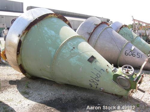 USED: Nauta mixer, type mbx40r. Stainless steel construction. 7'7" dia x 11'5" st side (2381 mm dia x 3550 mm st side). 141 cu ft working capacity (4000 liter). Not jacketed and not rated for vacuum....