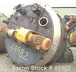 USED: Nauta mixer, type mbx40r. Stainless steel construction. 7'7" dia x 11'5" st side (2381 mm dia x 3550 mm st side). 141 cu ft working capacity (4000 liter). Not jacketed and not rated for vacuum....