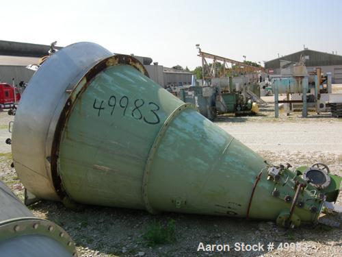 USED: Nauta mixer, type mbx40r. Stainless steel construction. 7'7" dia x 11'5" st side (2381 mm dia x 3550 mm st side). 141 cu ft working capacity (4000 liter). Not jacketed and not rated for vacuum....