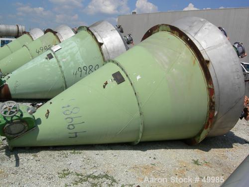 USED: Nauta mixer, type mbx40r. Stainless steel construction. 7'7" dia x 11'5" st side (2381 mm dia x 3550 mm st side). 141 cu ft working capacity (4000 liter). Not jacketed and not rated for vacuum....