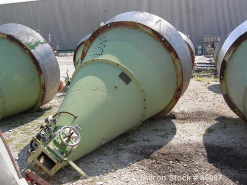 USED: Nauta mixer, type mbx40r. Stainless steel construction. 7'7" dia x 11'5" st side (2381 mm dia x 3550 mm st side). 141 cu ft working capacity (4000 liter). Not jacketed and not rated for vacuum....