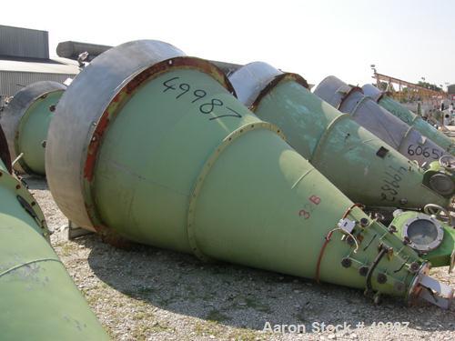 USED: Nauta mixer, type mbx40r. Stainless steel construction. 7'7" dia x 11'5" st side (2381 mm dia x 3550 mm st side). 141 cu ft working capacity (4000 liter). Not jacketed and not rated for vacuum....