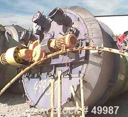 USED: Nauta mixer, type mbx40r. Stainless steel construction. 7'7" dia x 11'5" st side (2381 mm dia x 3550 mm st side). 141 cu ft working capacity (4000 liter). Not jacketed and not rated for vacuum....