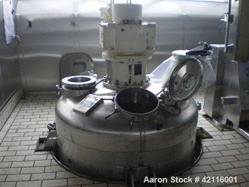 Used-Richard Stihler GmbH & Co Apparatebau Vacuum Dryer, approximate 83 cubic foot/2550 liter working capacity. Material of ...