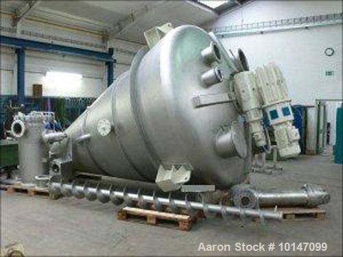 Used- Stainless Steel Vrieco S-70 KB-S Conical Dryer