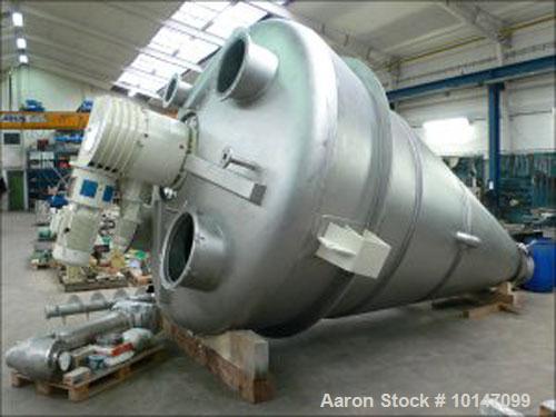 Used Stainless Steel Vrieco S-70 KB-S Conical Dryer