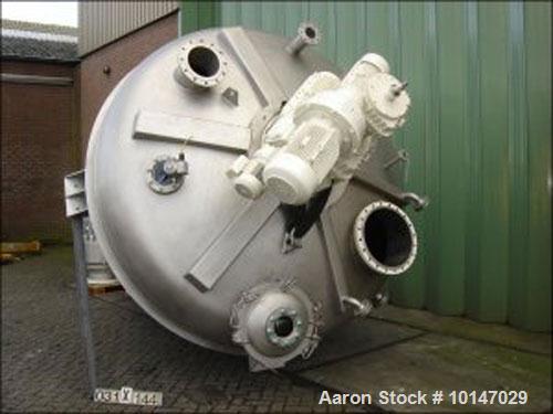 Used- Stainless Steel Vrieco T-60 RB-12 Conical Mixer/Dryer