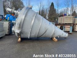 Used A. Bolz MF400 Vertical Conical Mixer – 4000L Working Capacity, 316 SS, Explosion-Proof Motors, Pharma Grade