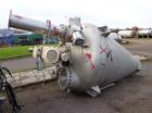 Used Hosokawa model 15-HDC-54 316L stainless steel conical vacuum mixer dryer