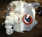 Used Hosokawa Micron Nauta Mixer, Model 3VV-2. 10.5 Cubic Feet Working Capacity, Stainless Steel. 300 Liter capacity, independent .5 hp, 230/460 volt, swing arm and screw drives. Jacketed chamber, fl...