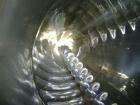 Used Stainless Steel Hosokawa Micron Conical Nauta Mixer, approximately 212 cub