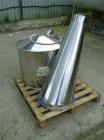 Used Stainless Steel Hosokawa Micron Conical Nauta Mixer, approximately 212 cub