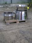 Used Stainless Steel Hosokawa Micron Conical Nauta Mixer, approximately 212 cub