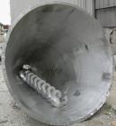 USED: J H Day Nauta mixer, 70 cubic foot working capacity, 304 stainless steel. Approximately 83