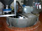 USED: J H Day Nauta mixer, 70 cubic foot working capacity, 304 stainless steel. Approximately 83