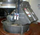 USED: J H Day Nauta mixer, 70 cubic foot working capacity, 304 stainless steel. Approximately 83