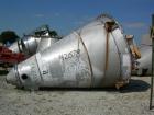USED: Day twin screw nauta mixer, 200 cubic feet (1500 gallon), model MB2X-200, 304 stainless steel. No 4 finish contact surfaces. 123-7/16
