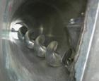 Used J H Day Nauta Mixer, 1.75 Cubic Foot Working Capacity, 304 Stainless Steel. Approximately 28
