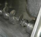 Used J H Day Nauta Mixer, 1.75 Cubic Foot Working Capacity, 304 Stainless Steel. Approximately 28