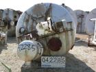 Used- B.V. Nauta Mixer, 98 Cubic Feet, Type MBXU-35RWV, 316 Stainless Steel. Vacuum unit. 90