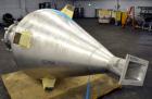 Used- Serra Machinery Cone Mixer, Approximate 0.7 square meter, 17.7 cubic feet (500 liter) capacity, 316 Stainless Steel. A...