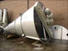Used-Vrieco Zelhem 80 RV-3 Conical Mixer, stainless steel, capacity 282.5 cubic feet (8000 liters). Largest cone diameter 13...