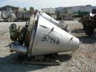 Used Vrieco Nauta Mixer, 25 Cubic Feet, 304 Stainless Steel. 4' diameter x 66