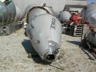 Used Vrieco Nauta Mixer, 25 Cubic Feet, 304 Stainless Steel. 4' diameter x 66