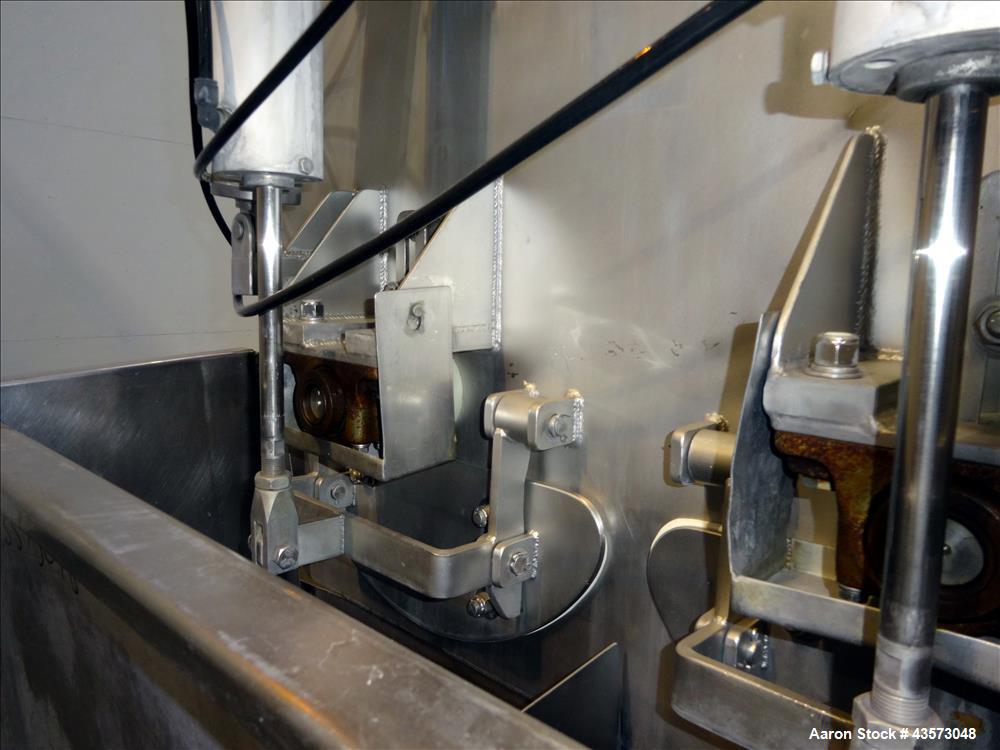 Used Dual Shaft Paddle Mixer, 304 Stainless Steel.